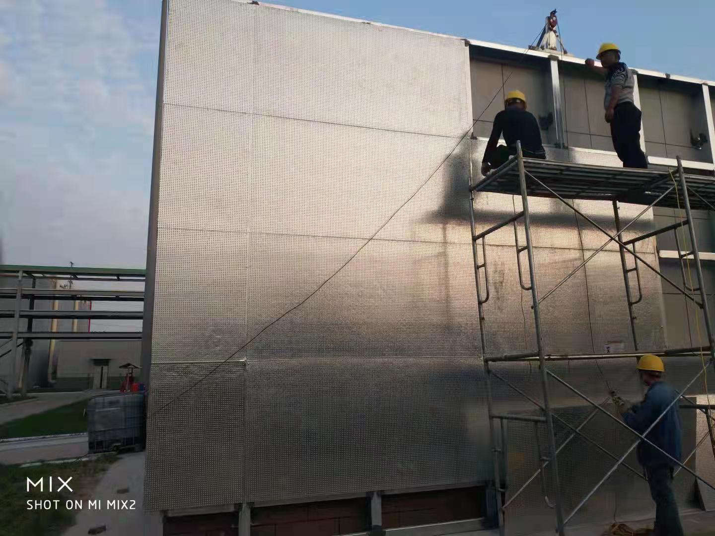 湖南化工厂中控室外墙改造抗爆墙