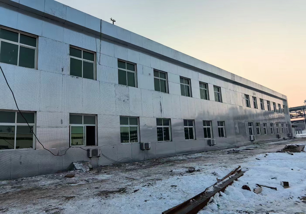 山东化工厂控制室抗爆墙改造完工